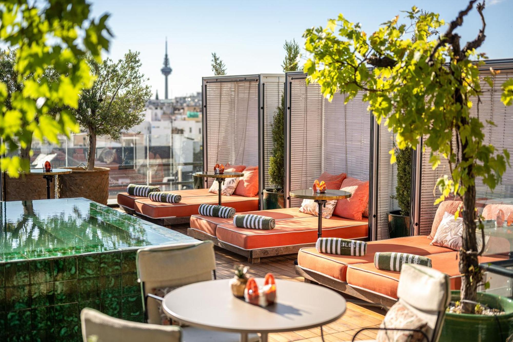 Bless Hotel Madrid - The Leading Hotels Of The World Exterior foto The rooftop terrace